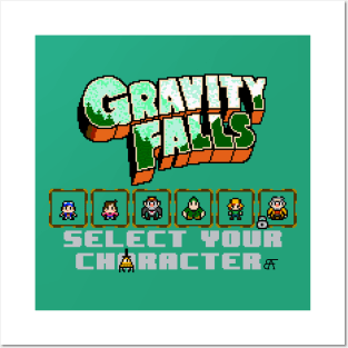 GRAVITY FALLS SELECT SCREEN Posters and Art